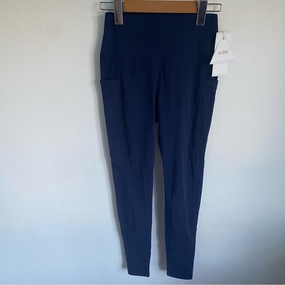 NWT 🆕 Buff Bunny BuffBunny Nubra Rosa Pocket Legging Midnight Navy Blue • Small - Picture 1 of 7